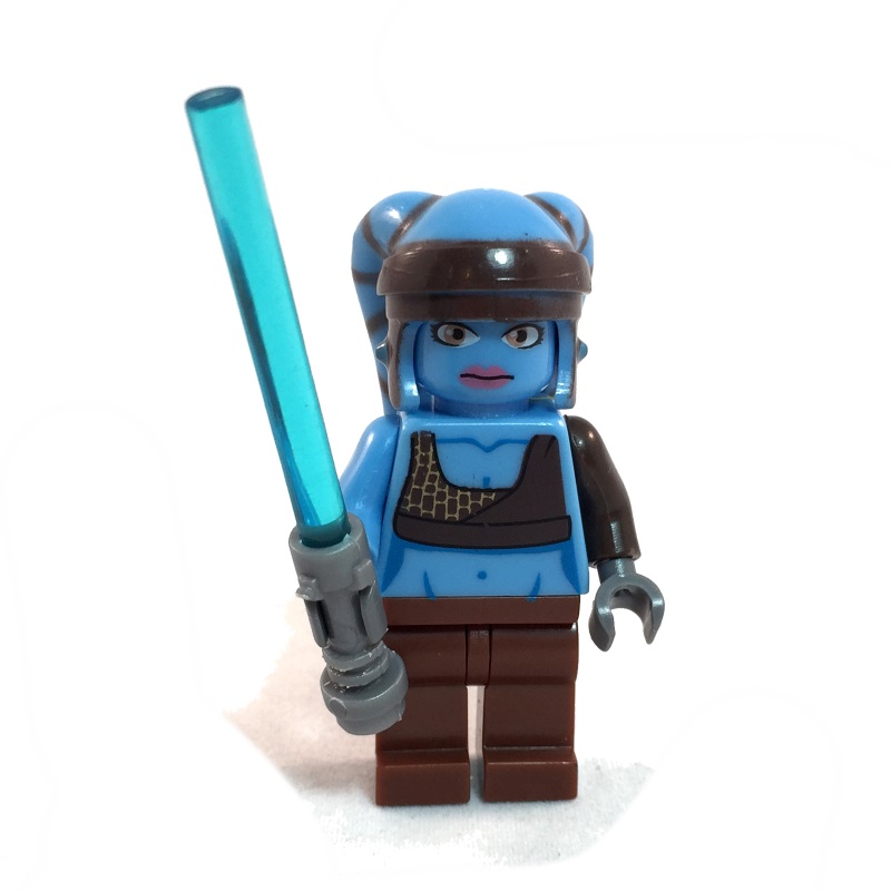 Aayla Secura LEGO Minifig Star Wars Clone Wars – Front