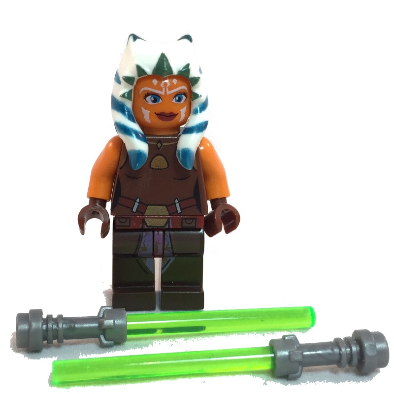 Ahsoka Tano Star Wars LEGO Minifig Star Wars Clone Wars – Face 2