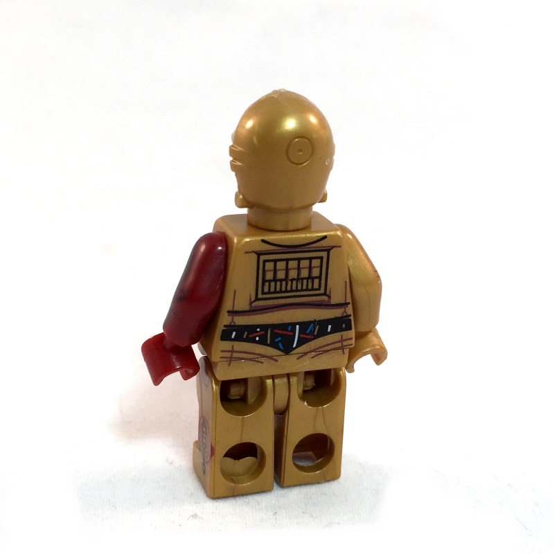 C-3PO LEGO Minifig Star Wars Force Awakens – Back