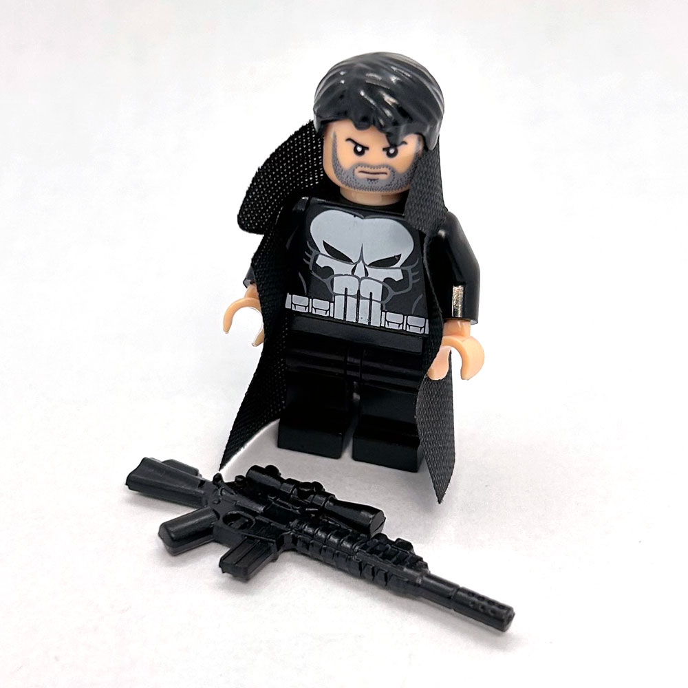 The Punisher minifig accessories
