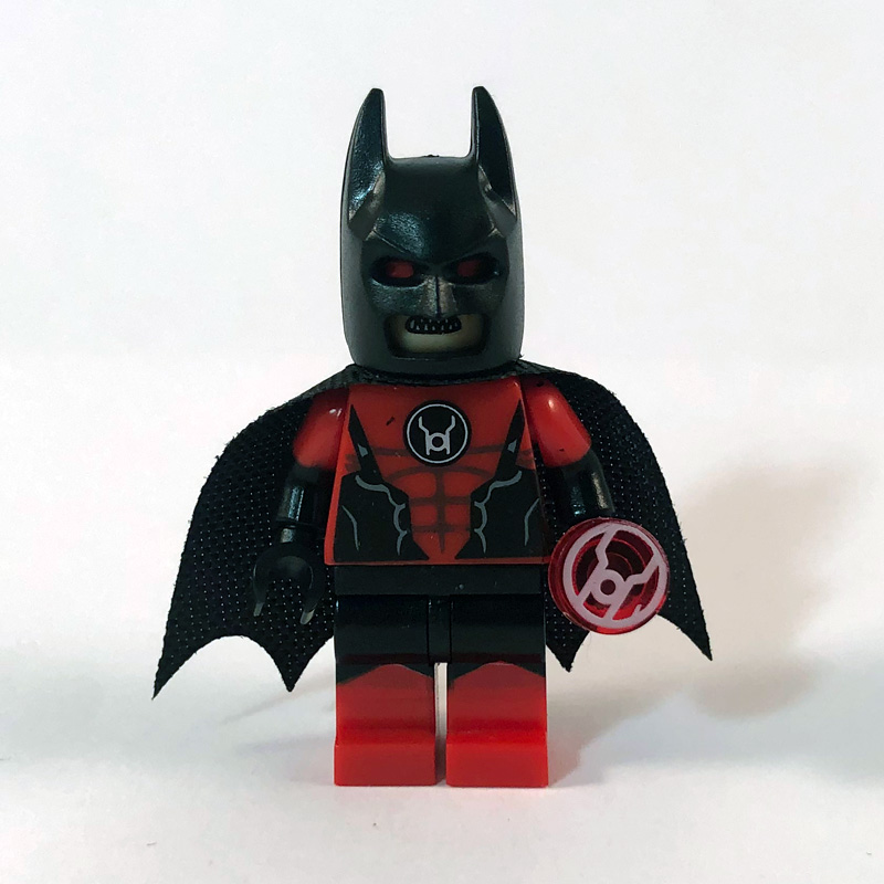 Batman Minifig Red Lantern – Face 2