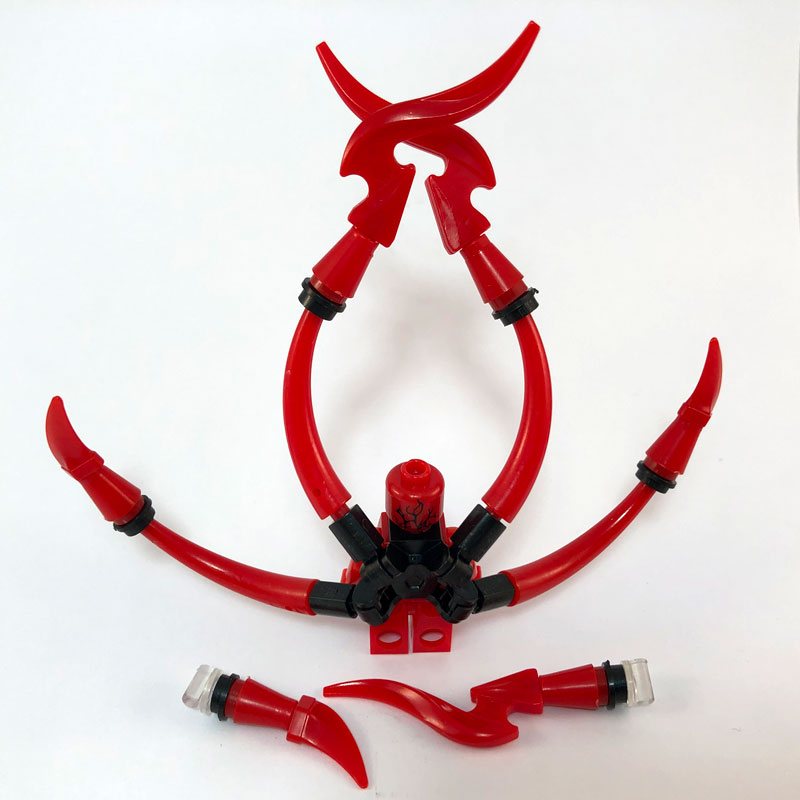 Carnage tentacles minifig rear