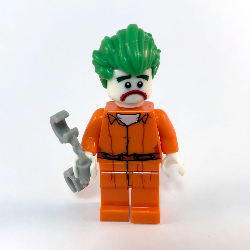 Joker Prison Minifig Lego Batman Movie Face 2