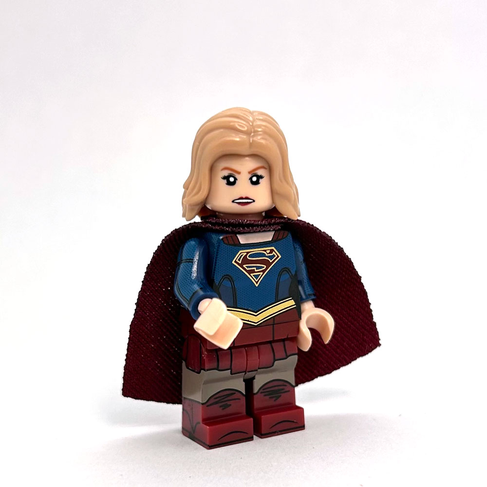 Supergirl Tv Series Minifig face 2