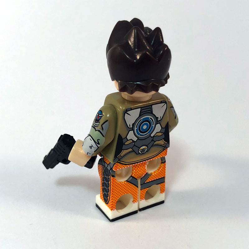 LEGO Overwatch Tracer Minifigure Loose