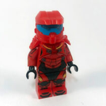 Halo Spartan Minifig - Red Light visor