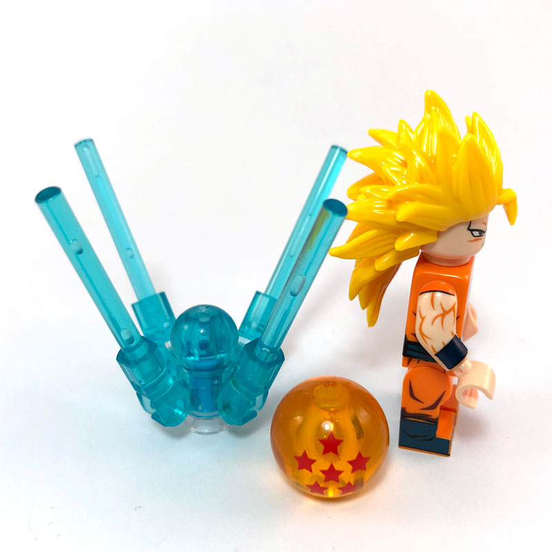 Fast Shipping! Dragon ball Goku Minifigure 