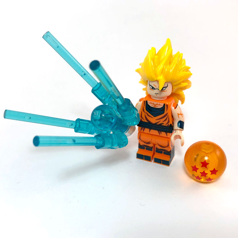 Super Saiyan 3 Goku with Ki Blast - Minifig Bin