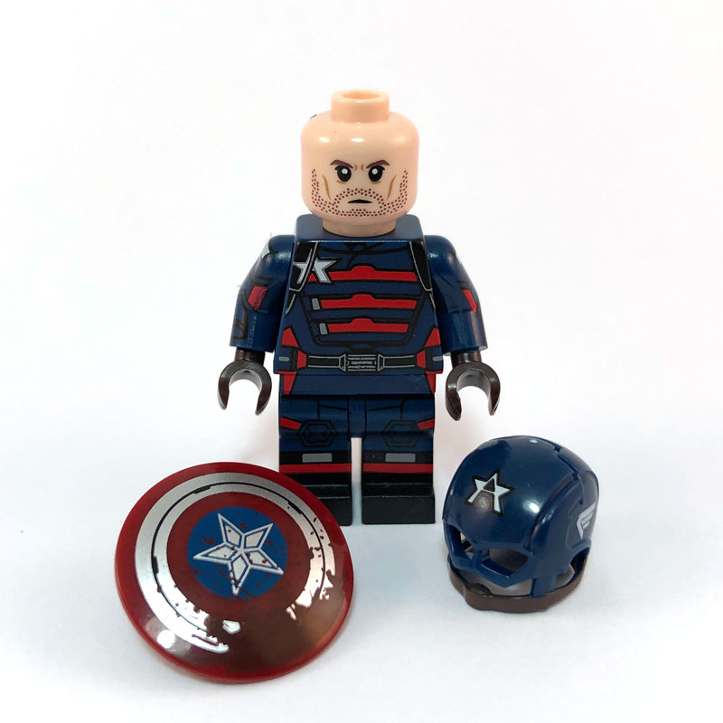 US Agent Bloody Shield minifig face 2