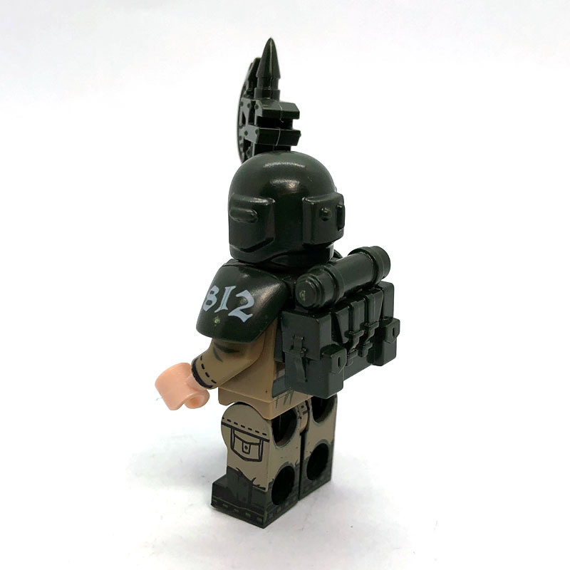 Warhammer 40k Cadian Guardsmen Minifig – Axe rear
