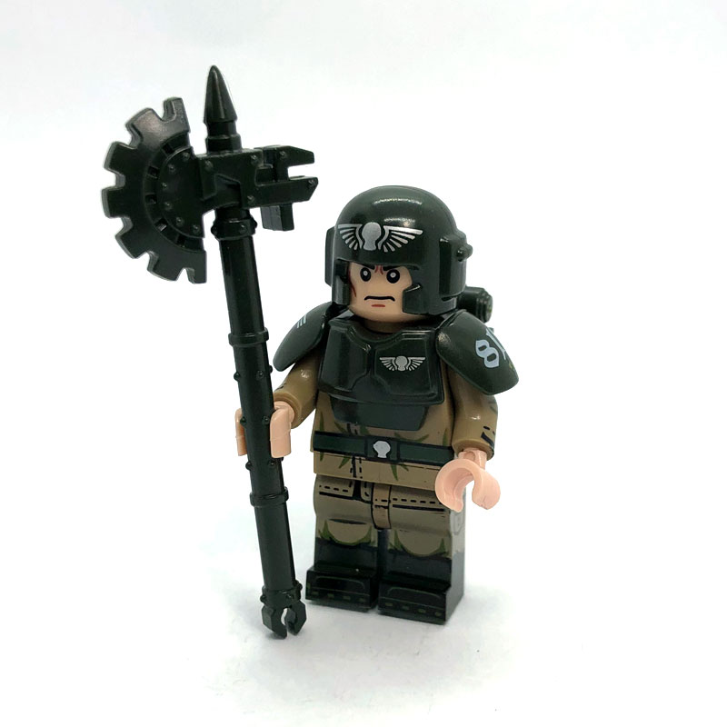Cadian Imperial Guardsman with Power Axe