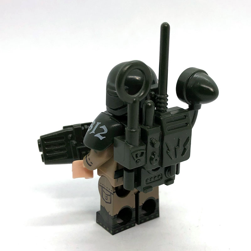 Warhammer 40k Cadian Guardsmen Minifig – Plasmagun rear