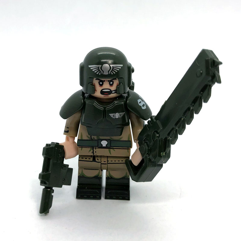 Cadian Imperial Guard with Bolt Pistol and Chainsword