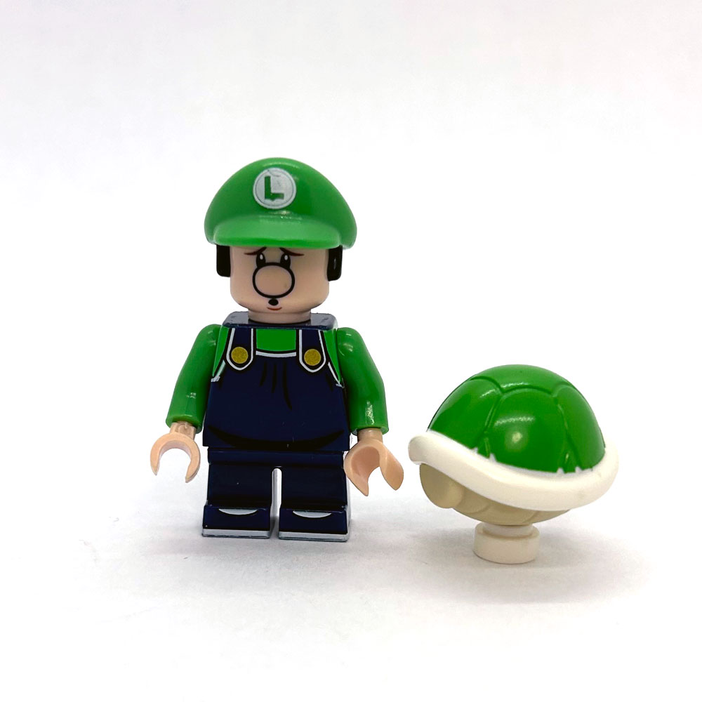 Baby Luigi Minifig face 2