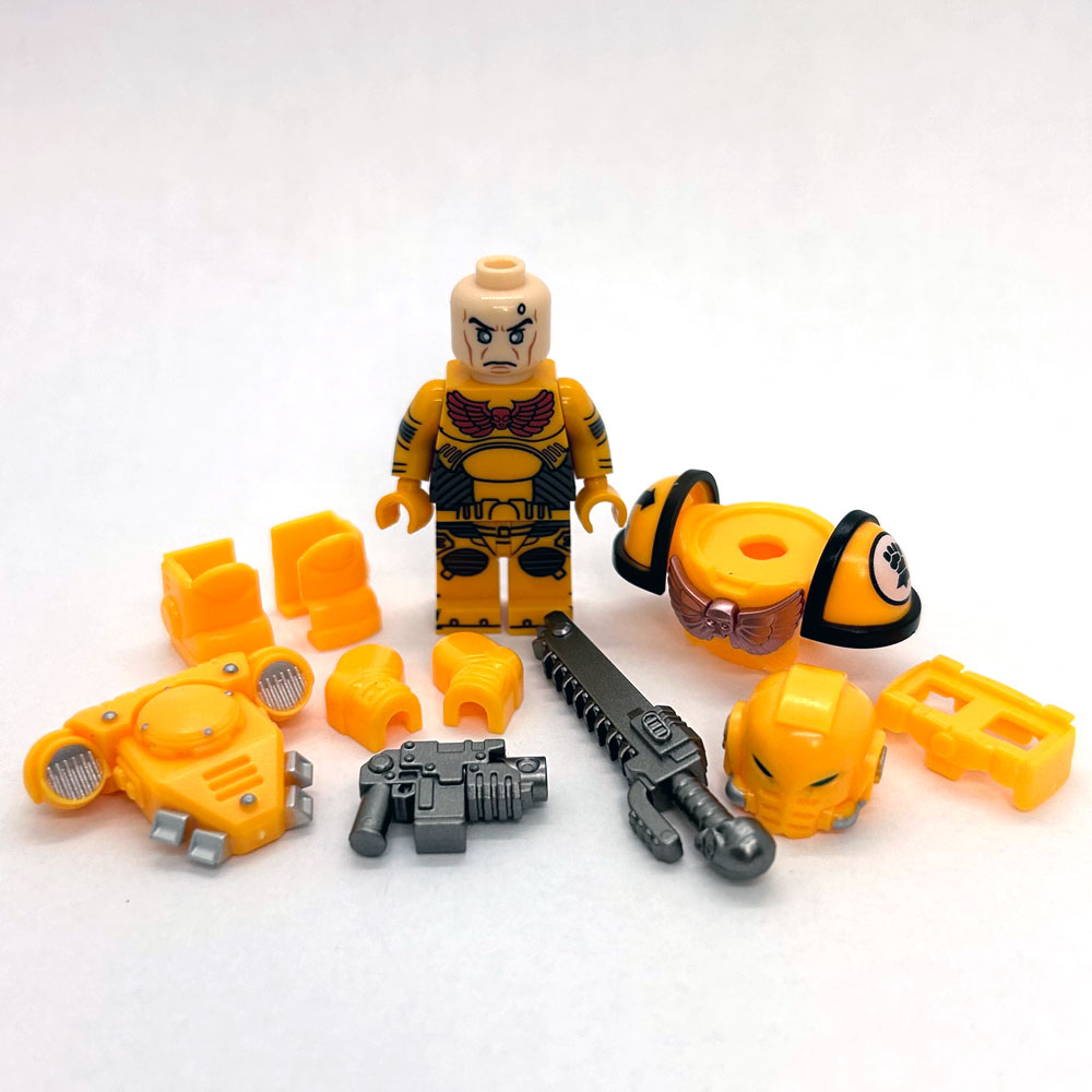 Space Marine Minifig Imperial Fist – accessories