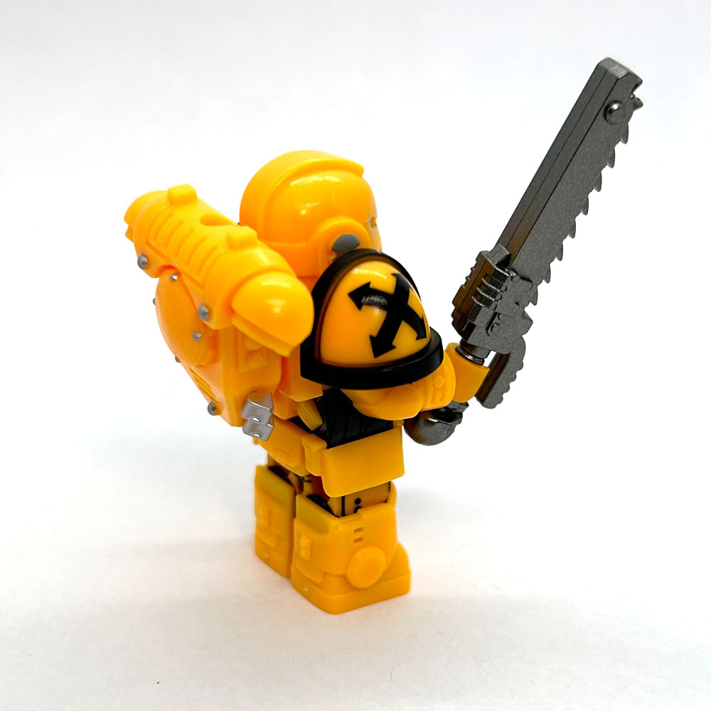 Space Marine Minifig Imperial Fist – rear