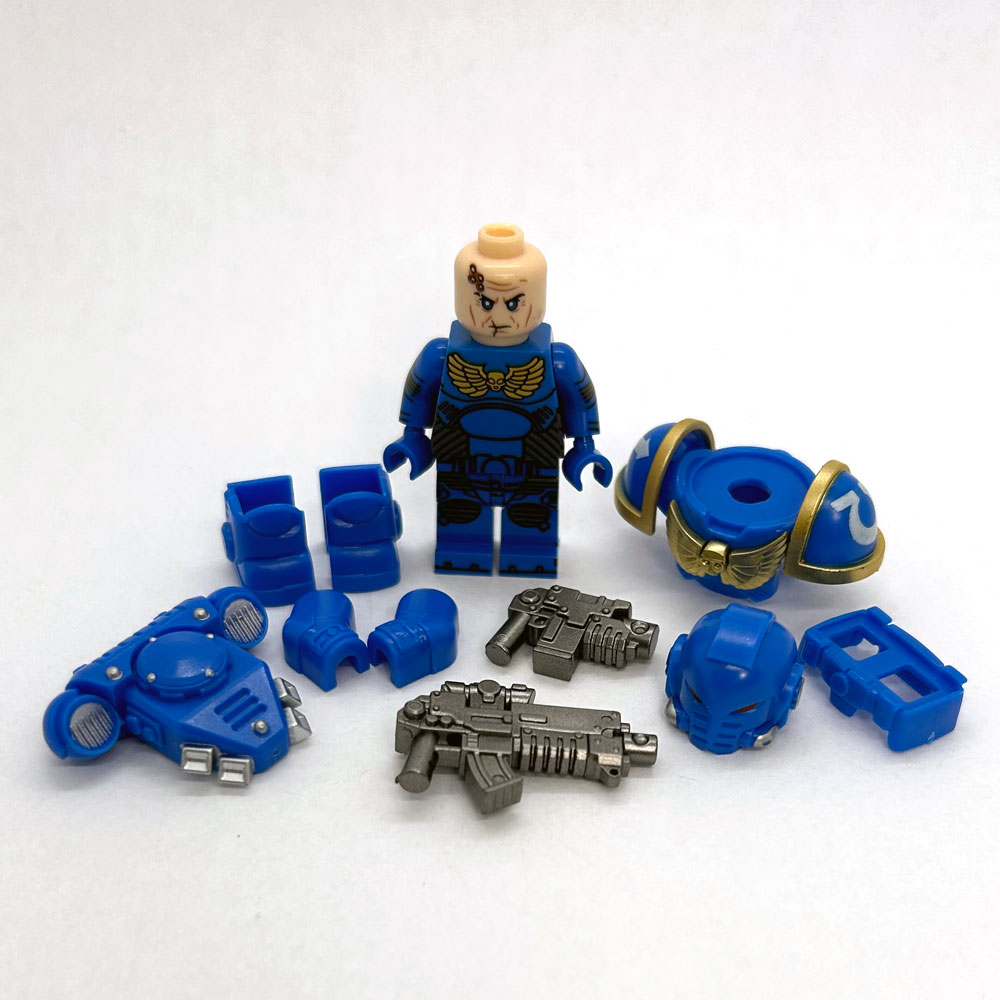 Space Marine Minifig Ultramarines – accessories