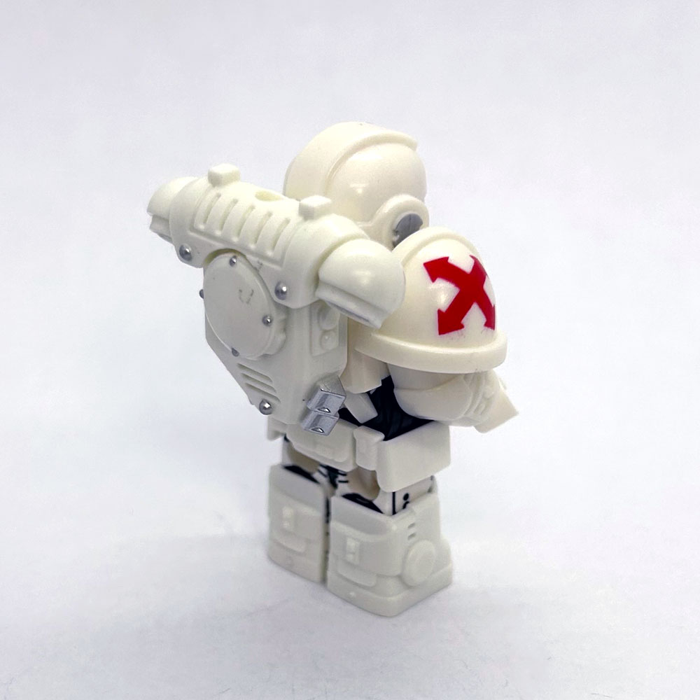 Space Marine Minifig White Scars – rear