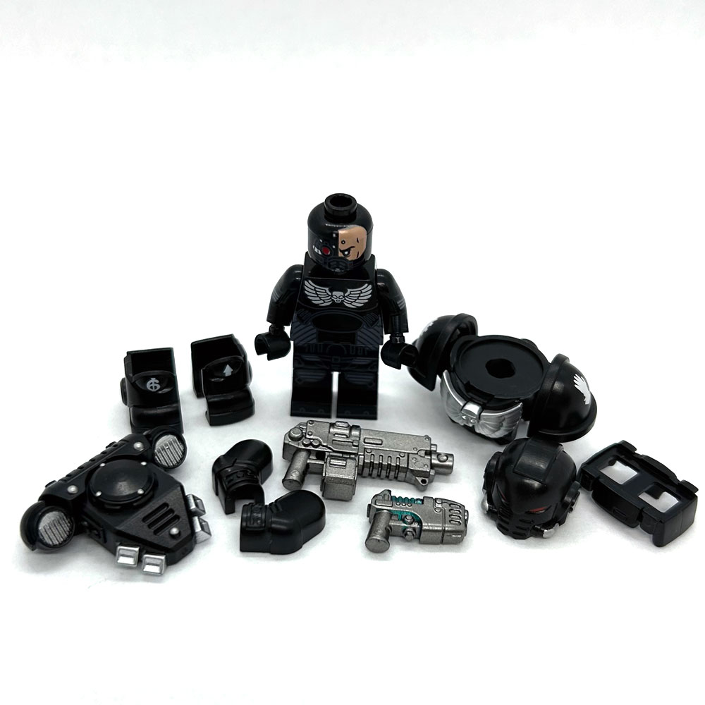 Space Marine Minifig Iron Hands – accessories