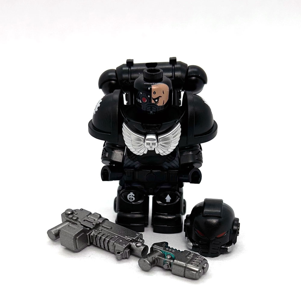 Space Marine Minifig Iron Hands – face