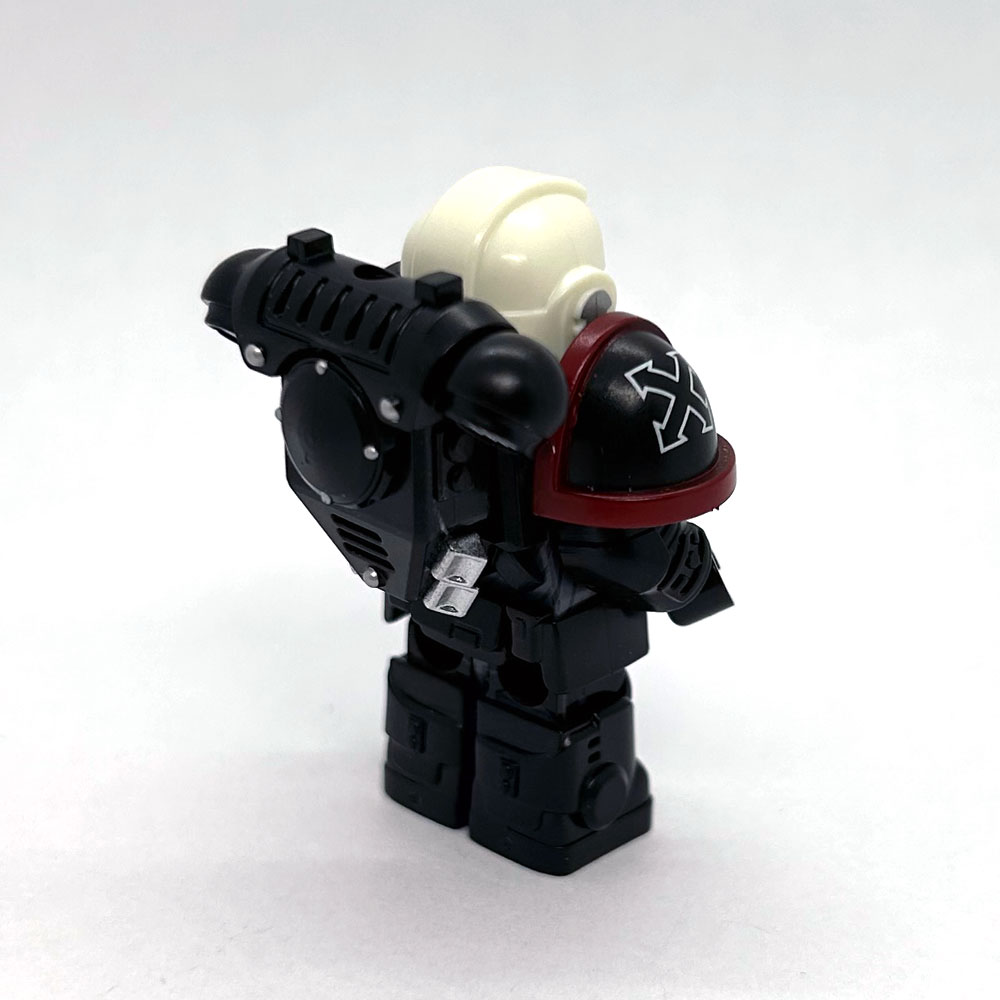 Space Marine Minifig Raven Guard – rear