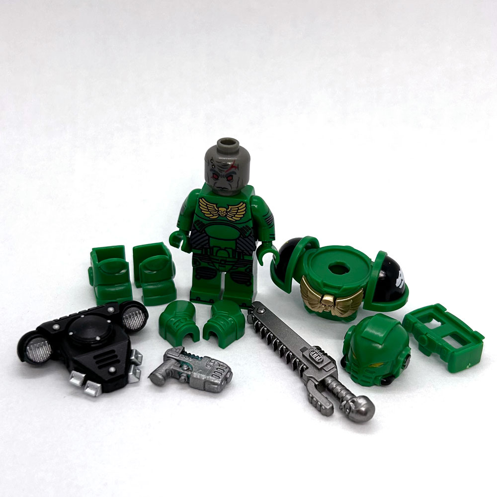 Space Marine Minifig Salamanders – accessories