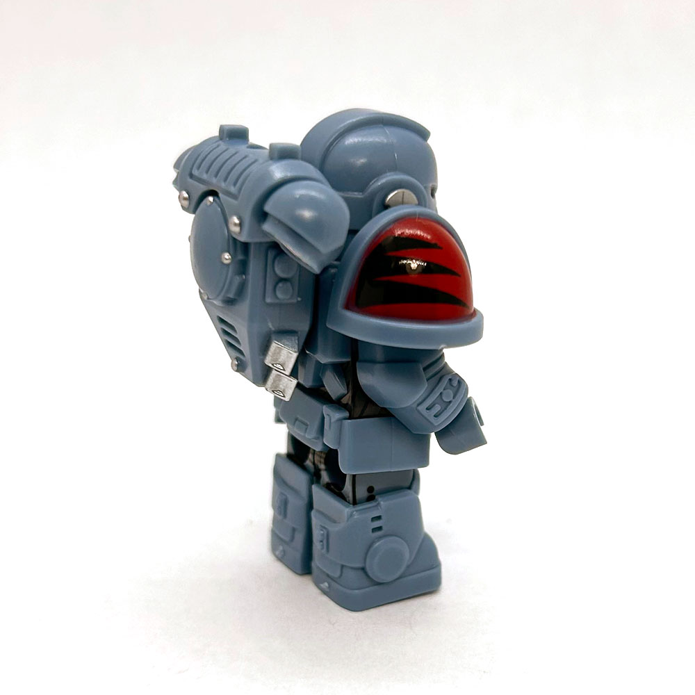 Space Marine Minifig Space Wolf – rear