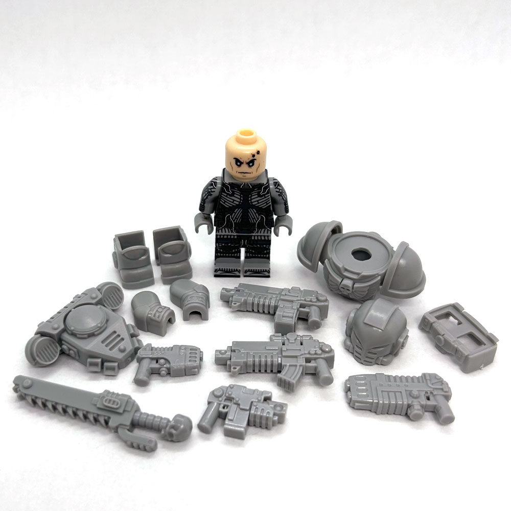 Space Marine Minifig Unpainted – accessories