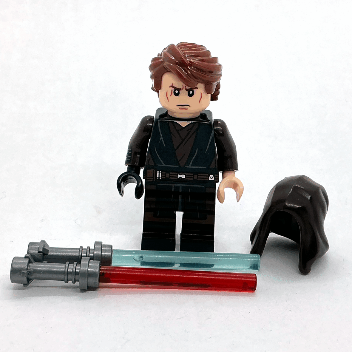 Anakin Skywalker minifig double saber accessories