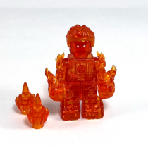 First Steps Johnny Storm Human Torch Flame On Minifig